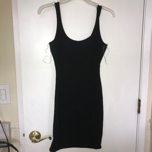 Meshki black bodycon dress